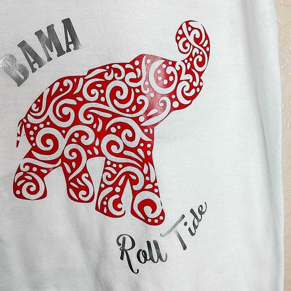 NWOT Bella canvas bama roll tide top size Medium
